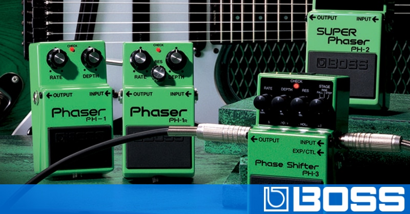Heart Guitar: Comparing The BOSS Phaser Family - Resource Centre