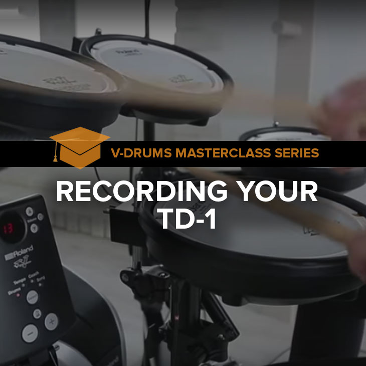 Record Drums Easily With The Roland Td 1 V Drums Kit