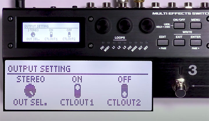 MS-3 Output Setting