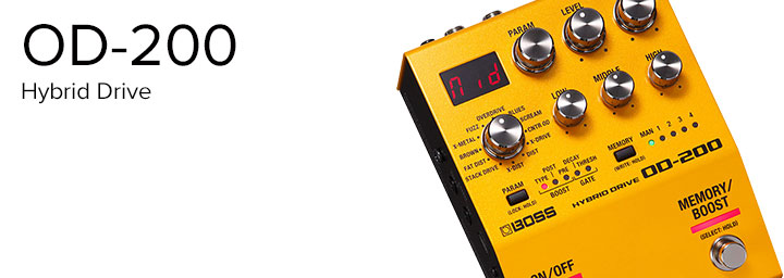 BOSS OD-200 – 4 Ways to High Gain Heaven - Roland Resource Centre