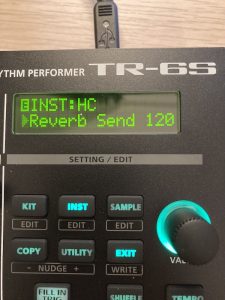 tr-6s effects reverb