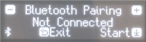 LX700 Series Bluetooth Pairing Screen