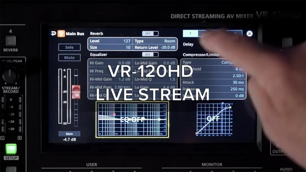 VR-120HD Live Stream