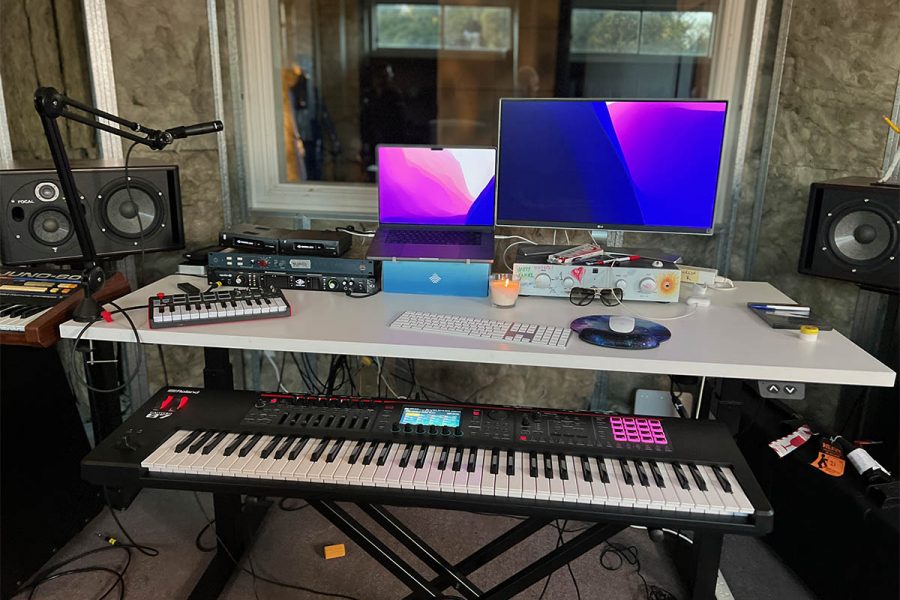 Control Room in Paul Beard's studio